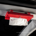Leather Car Tissue Box Car Visor Tissue Holder